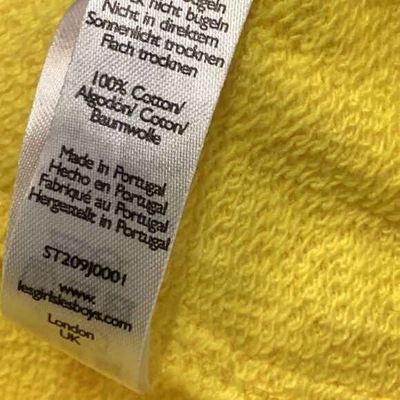 Les Girls Les Boys Slim Sweatpants Cotton Yellow Size Small - Picture 12 of 15